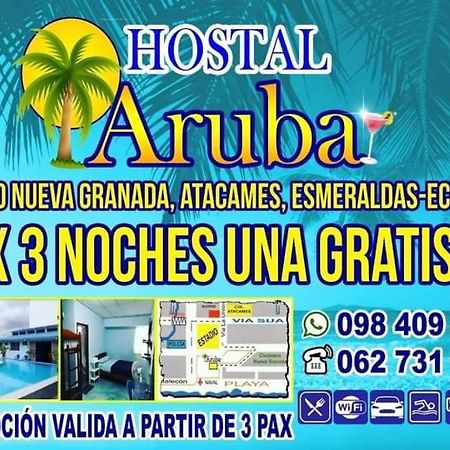 Hostal Aruba Atacames Exteriör bild