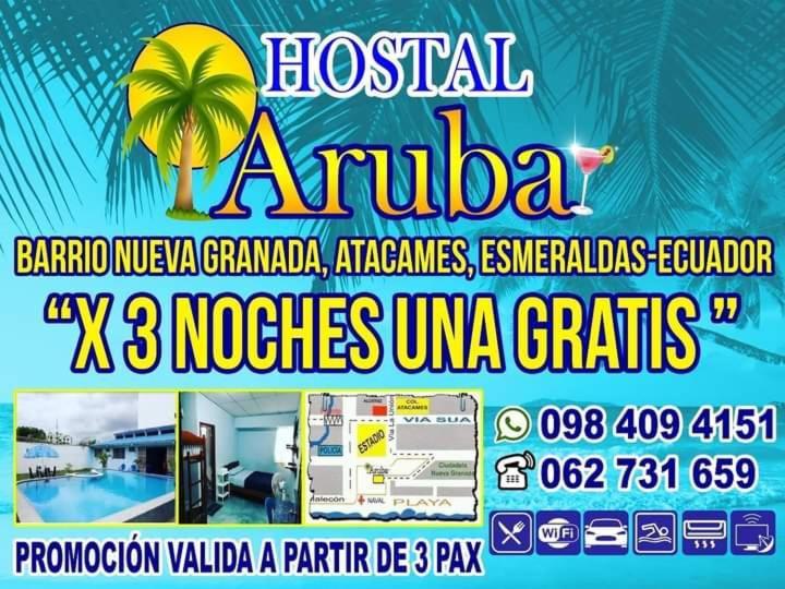 Hostal Aruba Atacames Exteriör bild